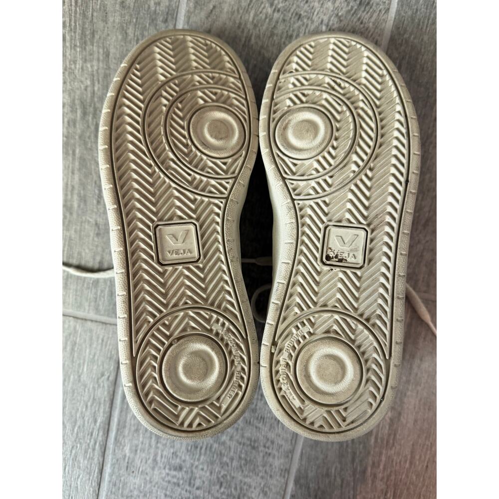 Veja V-10 Extra White Black Sahara Sneakers EUC - Womens Size 8/39 - Picture 7 of 7